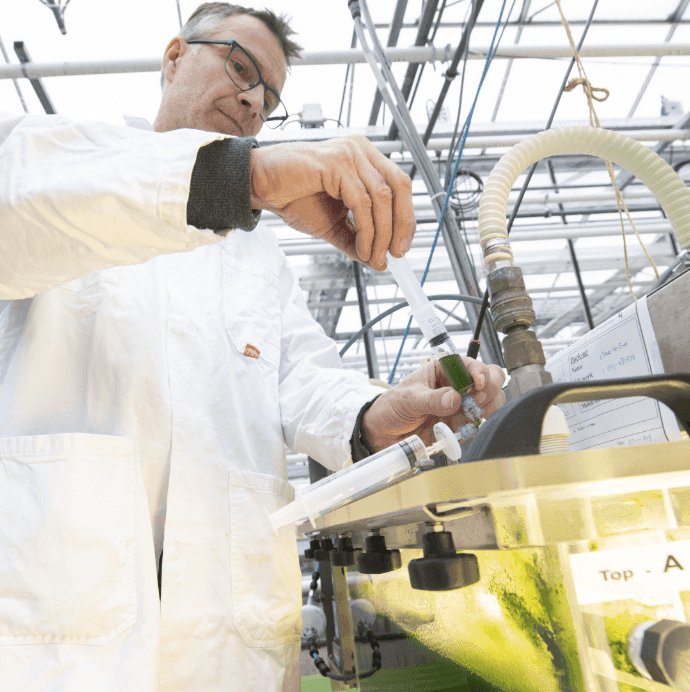 Man working in a lab
